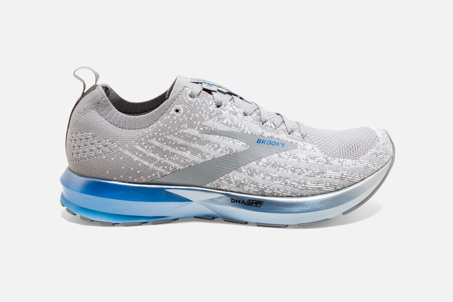 Zapatillas Running Brooks Levitate 3 Hombre Blancas/Gris/Azules Ofertas WVQX07862
